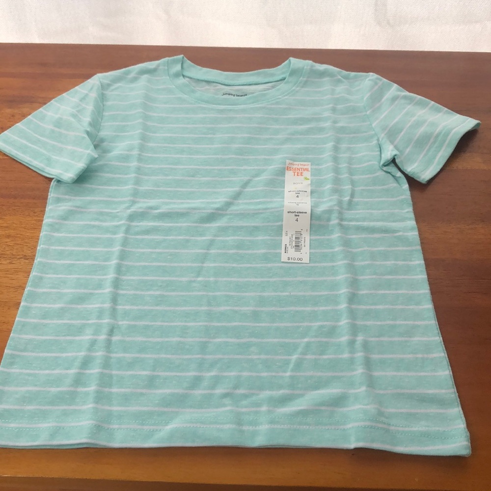 Jumping Beans Boys Size 4 Striped Tee NWT